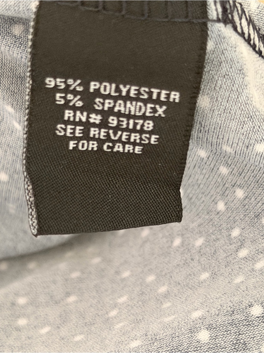 Premise Navy Pants with White Polka Dots - Straight Leg - Picture 7 of 7